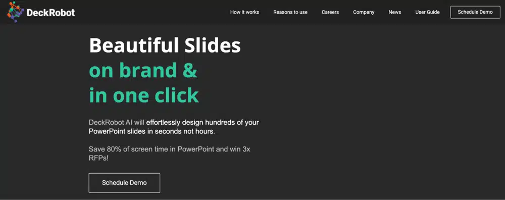 deckrobot best ai presentation tool