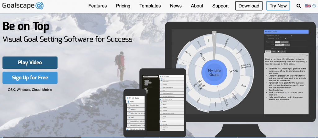 goalscape goal setting software