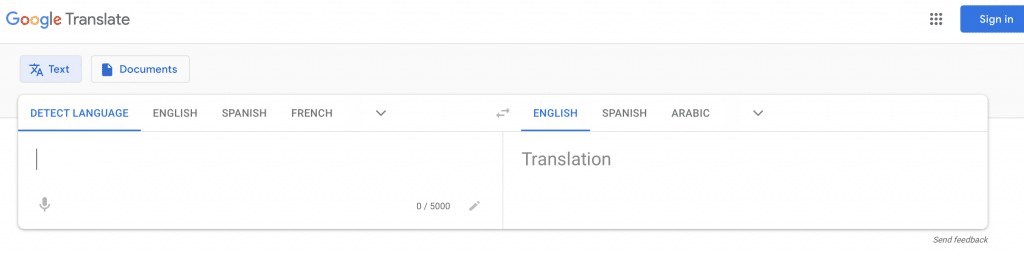 google translate free translator