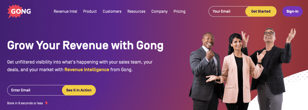 gong ai transcription software