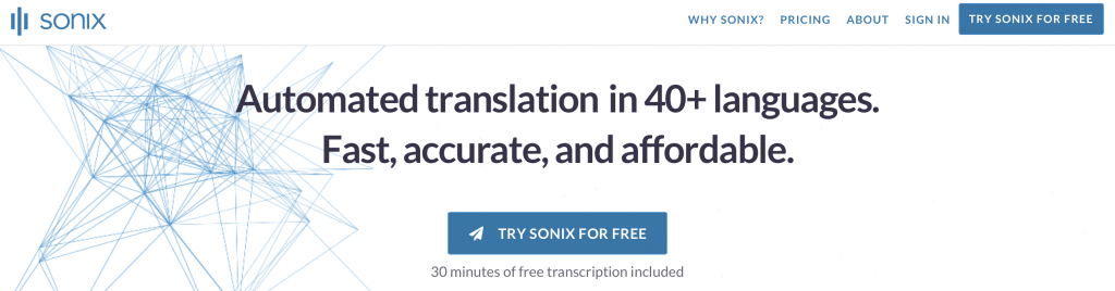 sonix ai transcription software