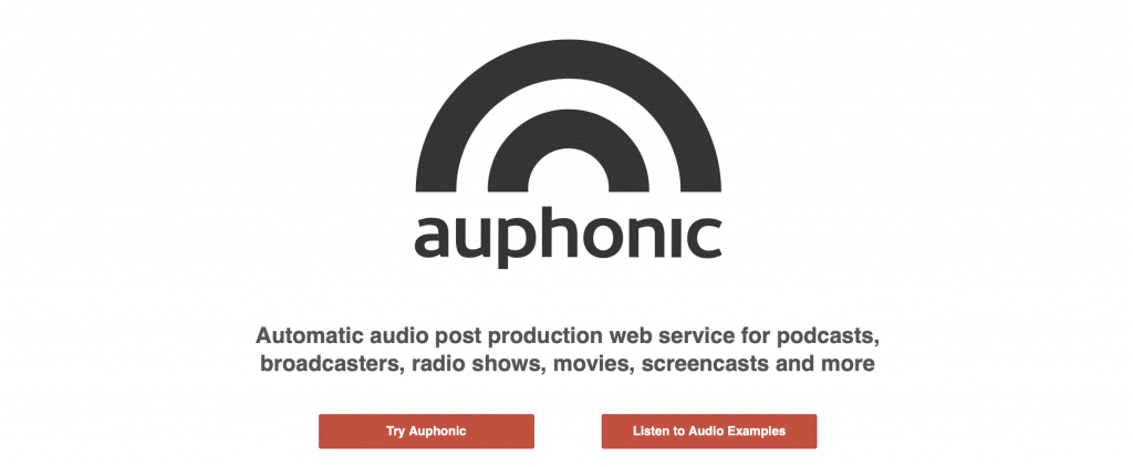 auphonic ai podcast sooftware tools