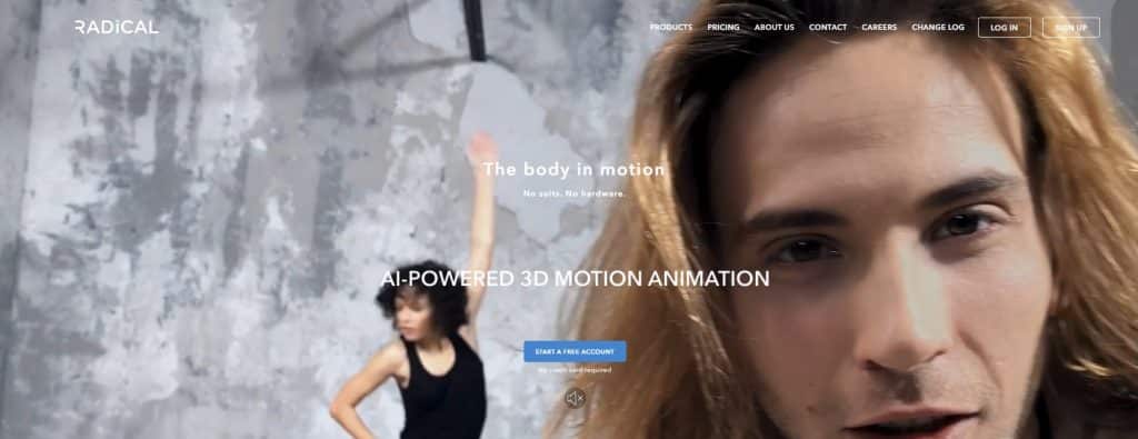 radical best ai animations software