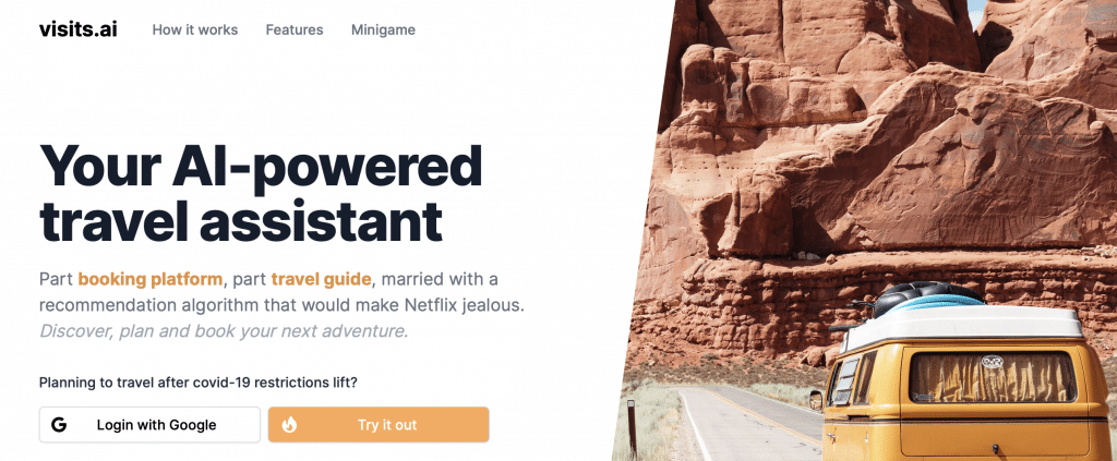 visits.ai ai travel assistant