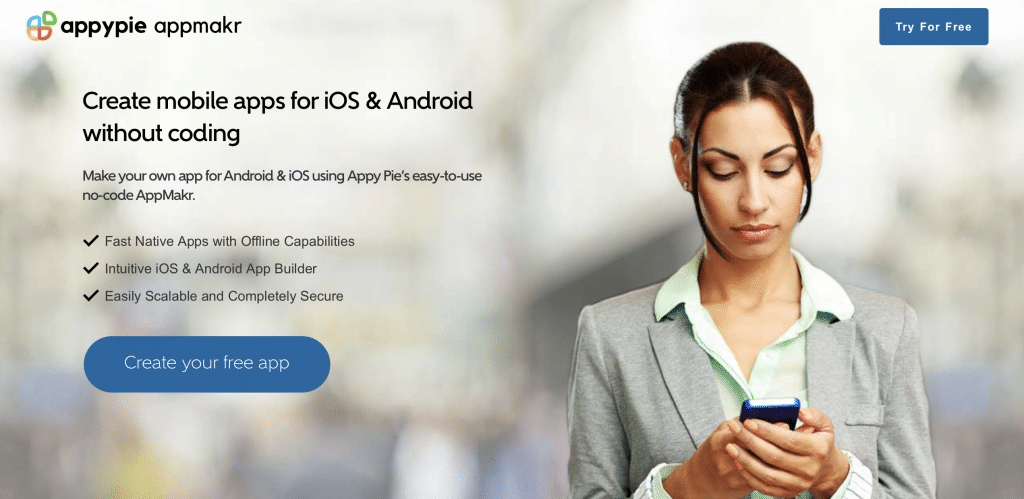 appypie appmakr best software to turn website into an app