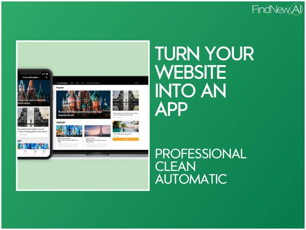 9 Best Tools To Turn A Website Into An App With AI