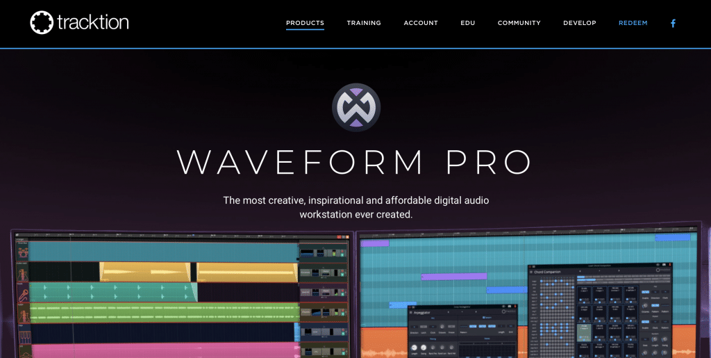 tracktion waveform pro best daw