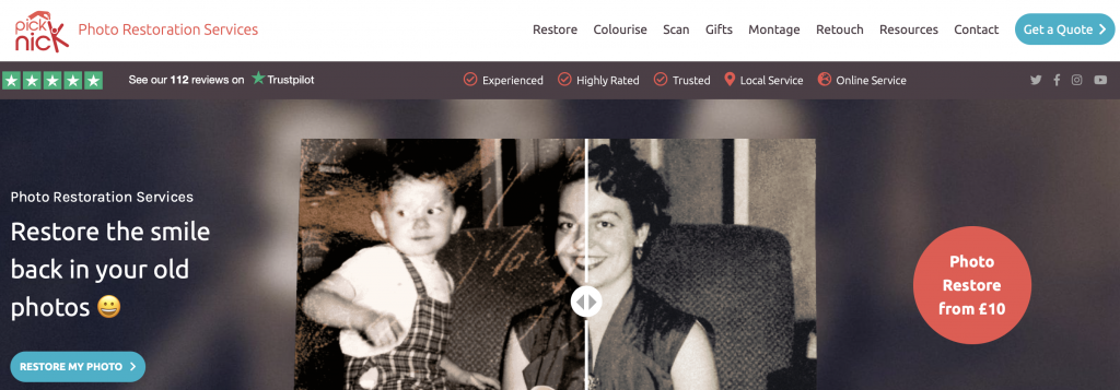 photo restoration services