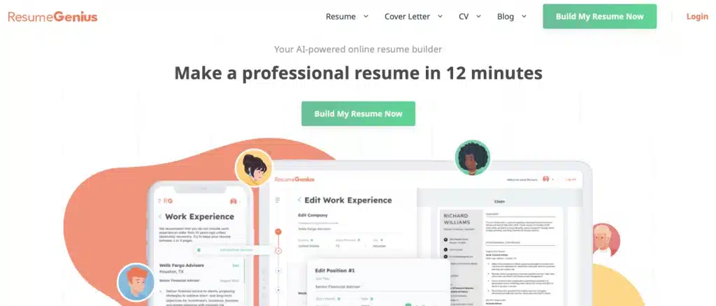 resumegenius best ai resume builder