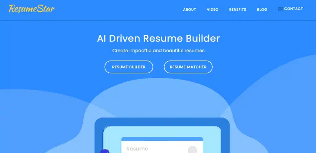 resumestar best ai resume builder