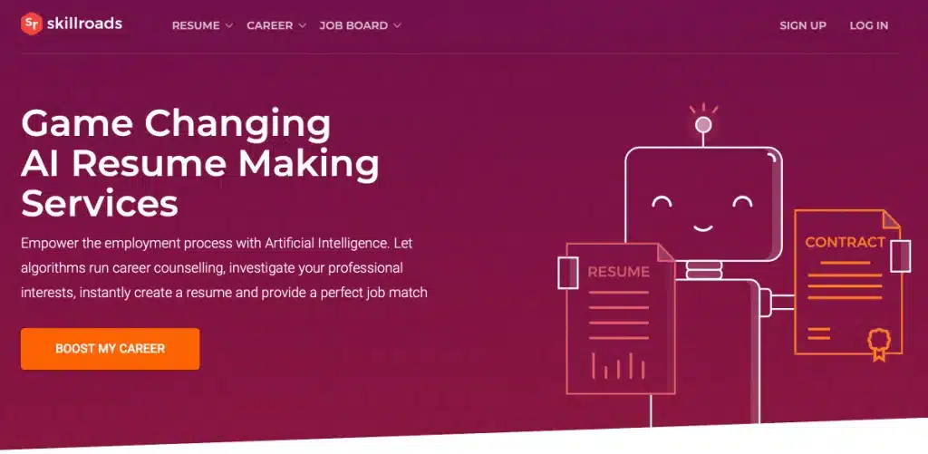 skillroads best ai resume making service