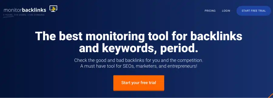 monitor backlinks best ai link building tool