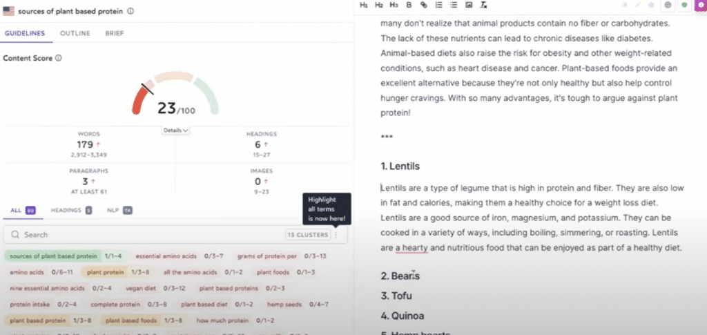 jasper ai surfer seo integration