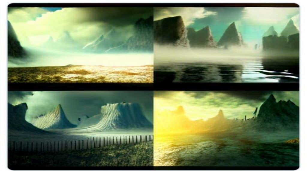 deep ai image generator cinematic fantasy landscape