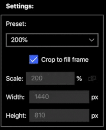 vid eo enhance quality settings