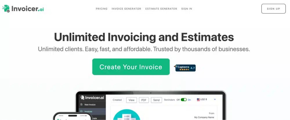 invoicer best ai invoice tool