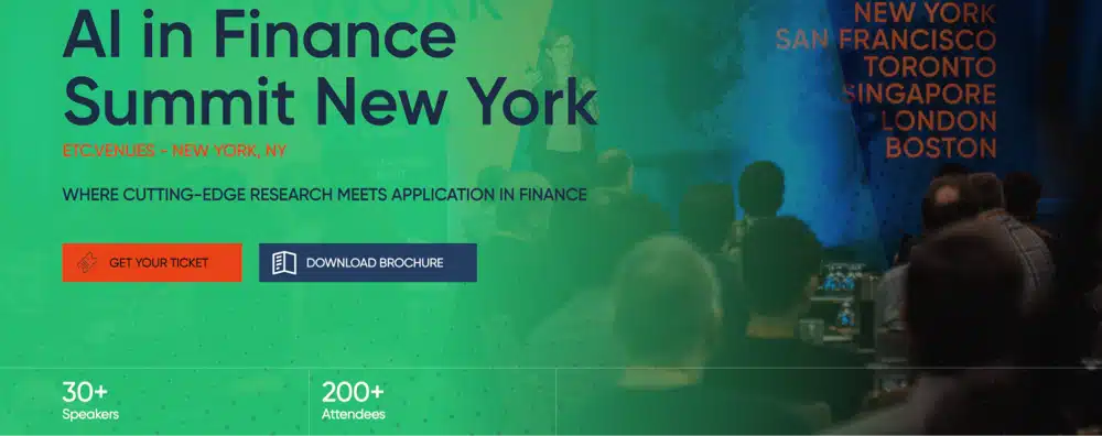 ai in finance best ai conference