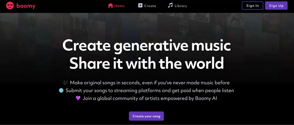 boomy best ai music generator