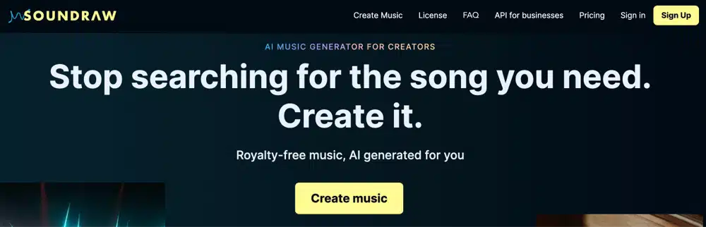 soundraw best ai music generator