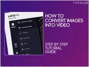 how to convert an image into video step by step tutorial