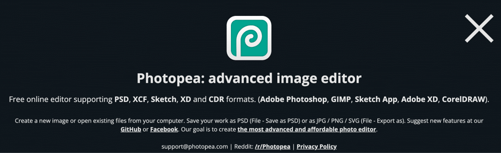 photopea magic replace ai generative fill alternative